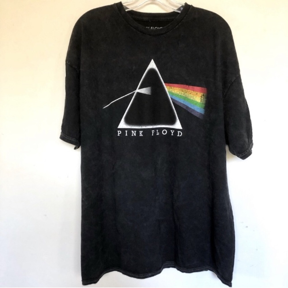 Pink Floyd Black Mineral Wash Tee T-Shirt